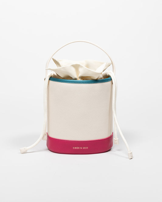 The Colour Block Bucket Bag