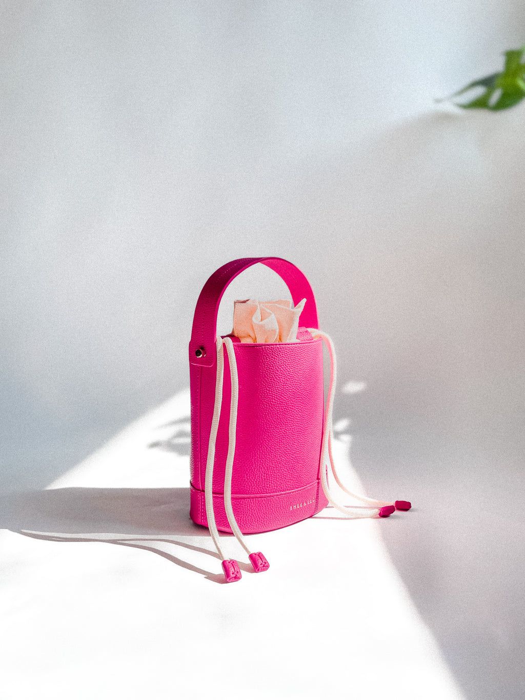 The Audacious Bucket Bag - Pink